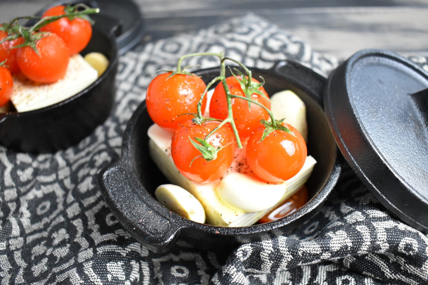 Gebackener Feta mit Tomaten » Mein Kochuniversum