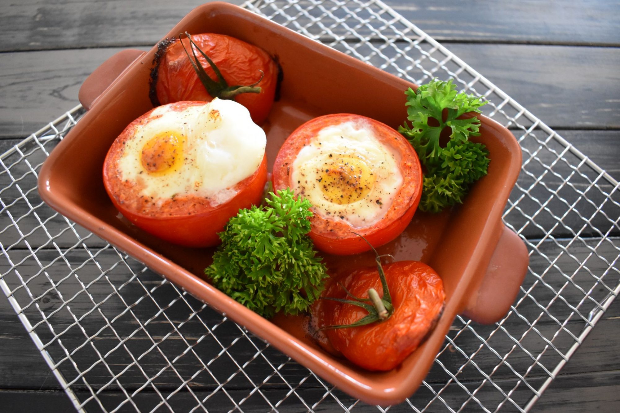 Gebackenes Tomaten-Ei » Mein Kochuniversum
