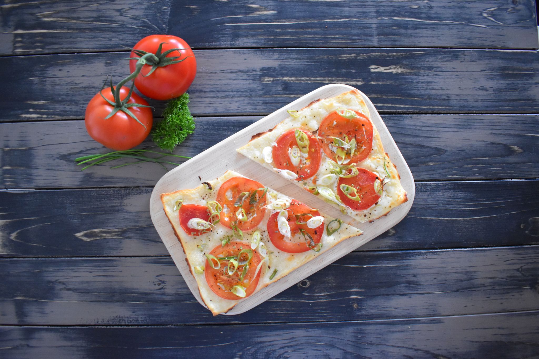 Tomaten Flammkuchen » Mein Kochuniversum